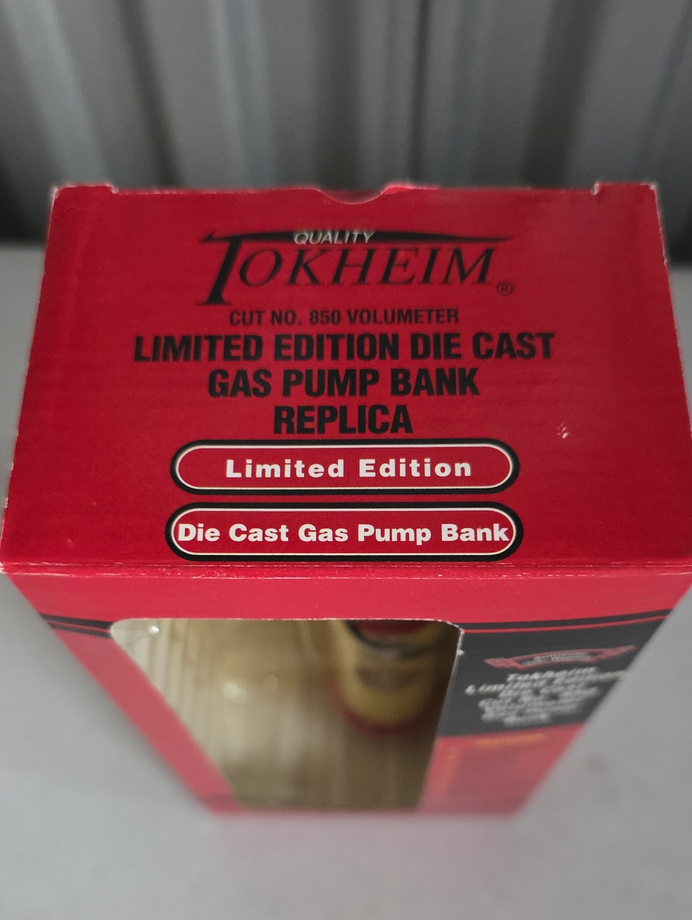 Tokheim Limited Edition  Die Cast Cut No.850 Volumeter Gas Pump Bank - Picture 5 of 5
